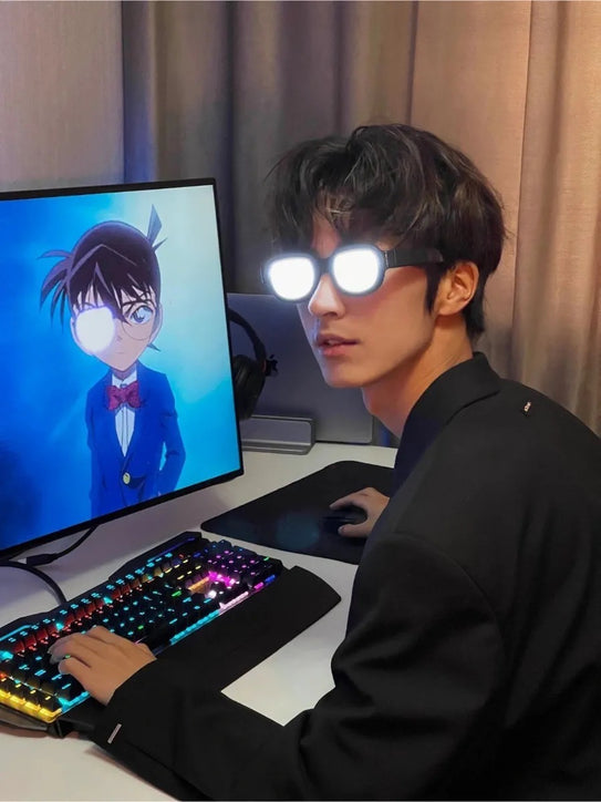 New Led Light Glasses Conan With The Same Type Of Luminous Glasses