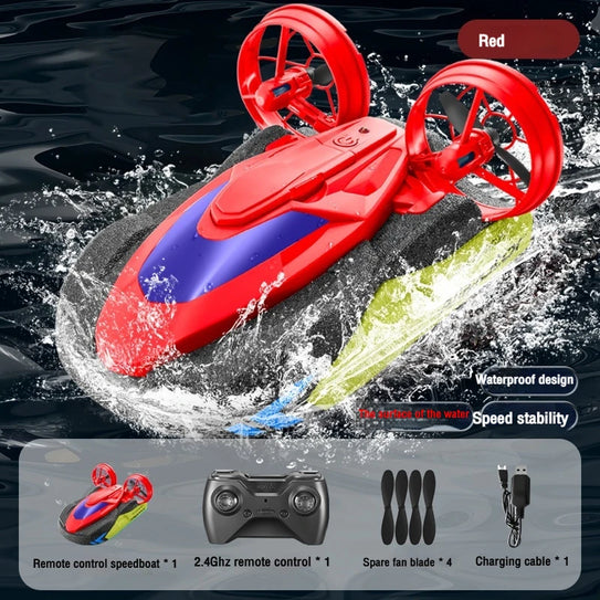 Remote Control Car Remote Control Boat Remote Control Airplane Three In One Stunt Flying Car Water Land Air Children'S Toy Gift