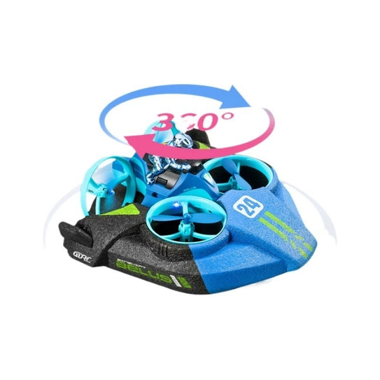 Remote Control Car Remote Control Boat Remote Control Airplane Three In One Stunt Flying Car Water Land Air Children'S Toy Gift