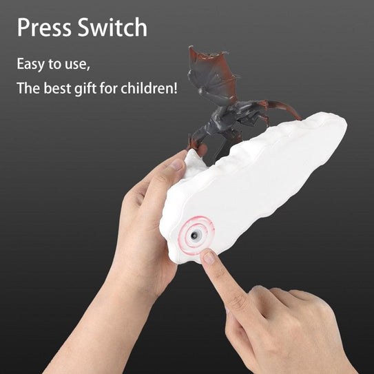 3D Room Decor Print LED Fire Dragon Ice Dragon Lamps