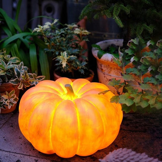 Pumpkin light fiberglass Sculpture lamp halloween pumpkin lights