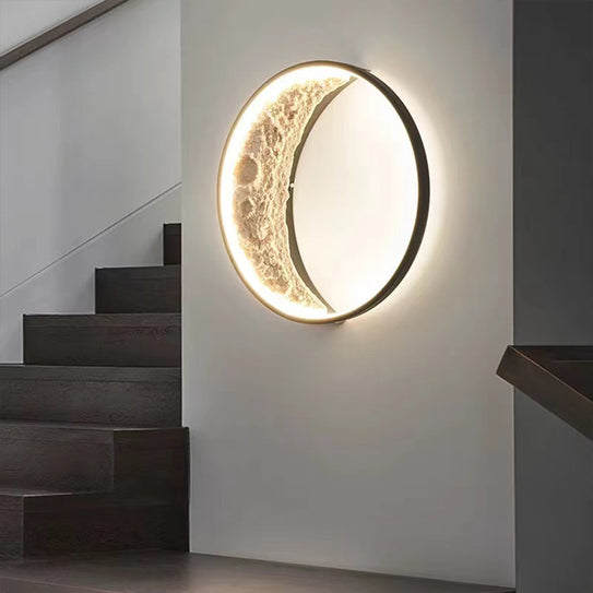 Modern Nordic wall lamp creative moon wall lamp