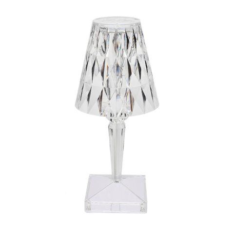 Rose Acrylic Table Lamp with Remote Control