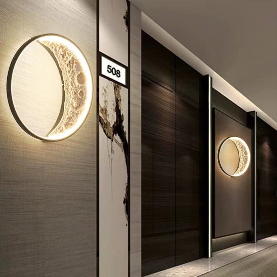 Modern Nordic wall lamp creative moon wall lamp