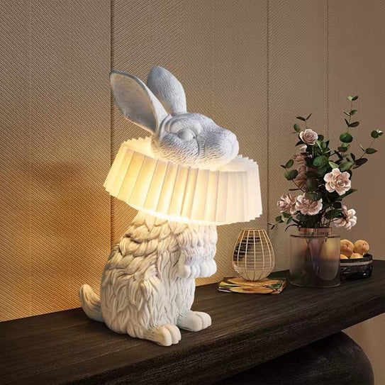 Decorative table lamp Nordic creative personality art rabbit decorated table lamp