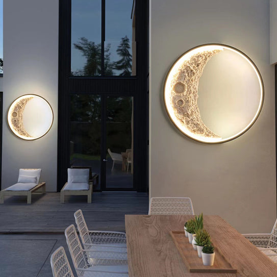 Modern Nordic wall lamp creative moon wall lamp