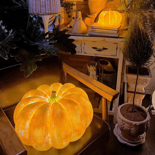 Pumpkin light fiberglass Sculpture lamp halloween pumpkin lights