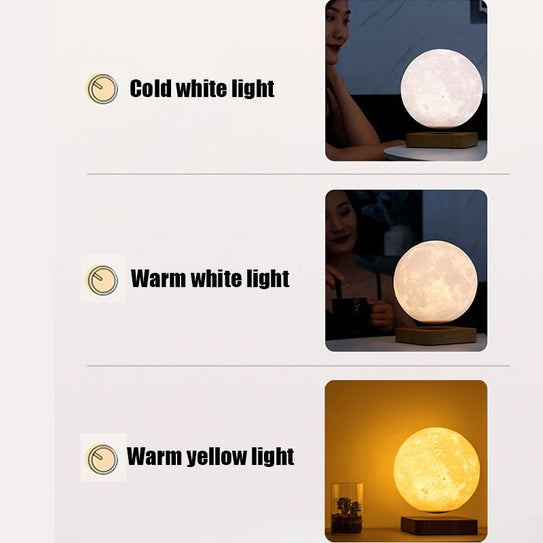 Suspension 3D Moon lamp Rotating Globe Bedside Lights