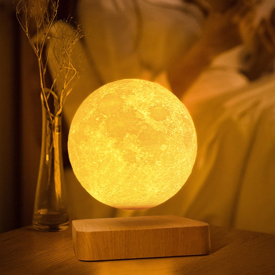 Suspension 3D Moon lamp Rotating Globe Bedside Lights