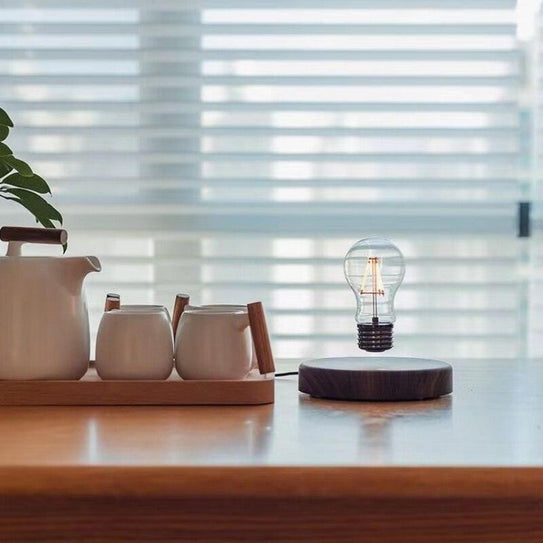 Magnetic Levitation Lamp Creativity Floating Glass LED Bulb