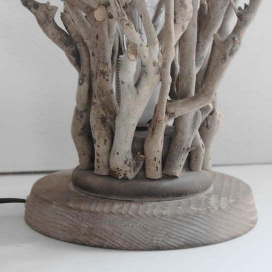 Original Hand Tree Wood Table Lamps