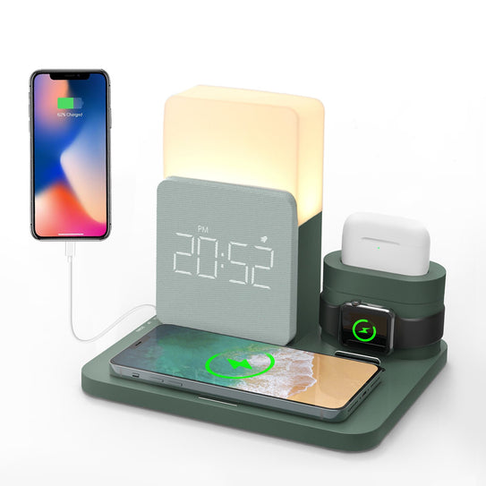 Wireless Charging Station 3 In 1 Lamp